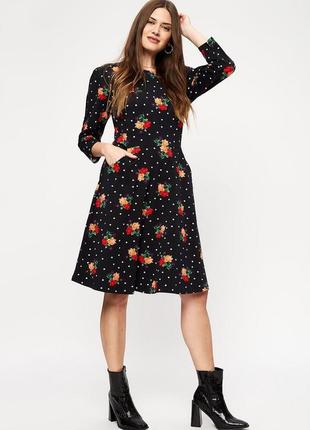 . Нова брендова сукня "dorothy perkins" з квітковим принтом. розмір uk8/eur36.