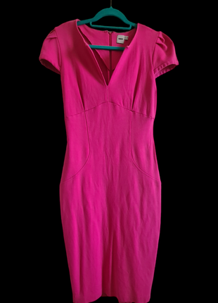 Платье розовое миди asos по фигуре2 фото