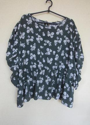 Віскозна блуза квітковий принт від george