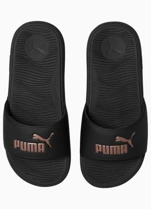 Шлепки, шлепанцы, шльопанці puma, шлепки фирменные лого