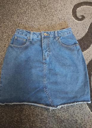 Джинсовая юбка