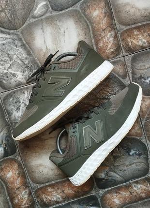 Кроссовки new balance mens mfl 574 bc olive green/white