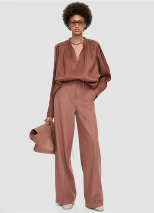 Фірмові вовняні брюки joseph alana wide-leg tailored trousers