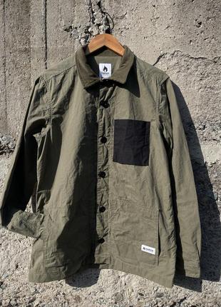 Фирменная куртка рубашка hanon halley stevens shirt jacket olive s00267162