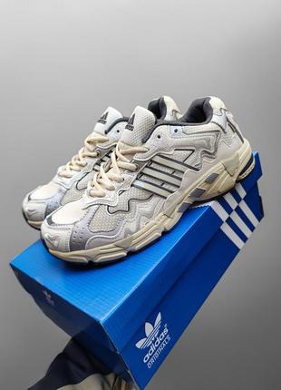 Adidas x bad bunny response beige silver8 фото