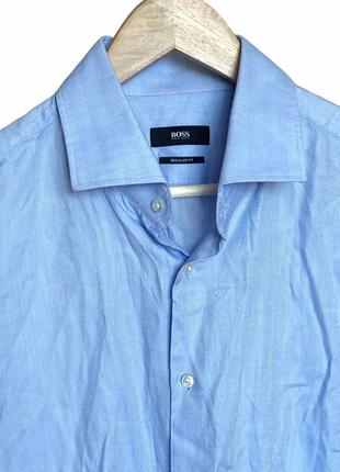 Boss gerald blue cotton shirt