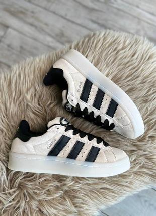 Adidas campus 00s beige black4 фото