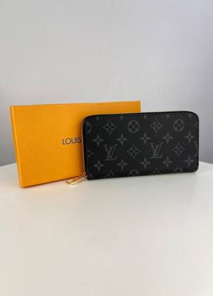 Чоловічий гаманець louise vuitton. шкіряний гаманець.  кожаний кошельок