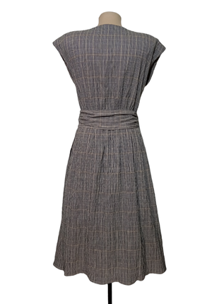 Платье - халат в клетку. 7