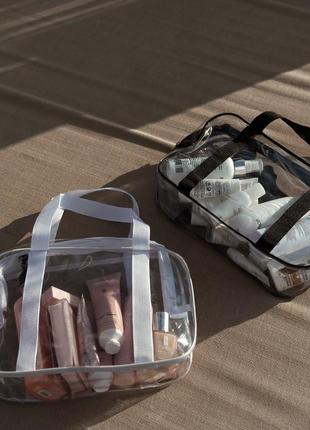 Сумка l в пологовий, для пляжу, 30х40х15 см (чорний, білий)