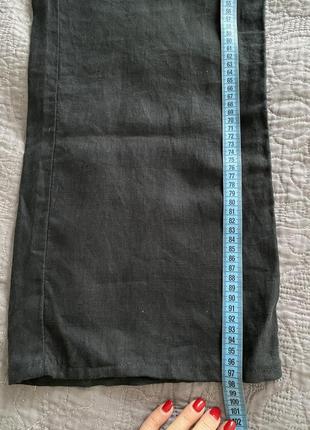 Лляні брюки штани на резинці10 фото
