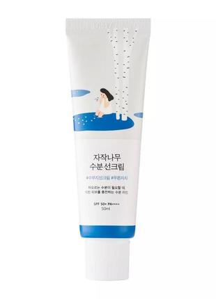 Round lab - увлажняющий солнцезащитный крем - birch juice moisturizing sun cream spf50+ pa++++ - 50ml