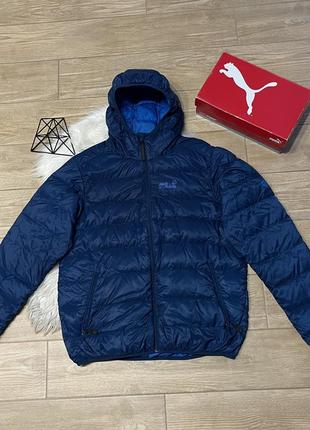 Мужская куртка микропуховик jack wolfskin m оригинал