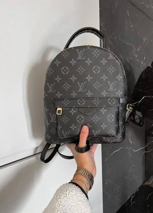 Рюкзак жіночий в стилі louis vuitton backpack grey black