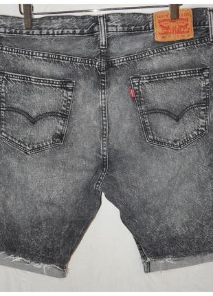 Джинсовые шорты с подворотом levis 501 ct (size 34) made in mexico3 фото