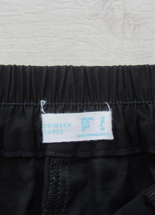 Черные брюки с защипами высокая посадка талия от primark5 фото