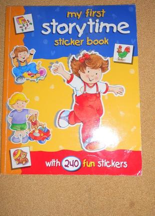 Англійською parragon my first storytime sticker book