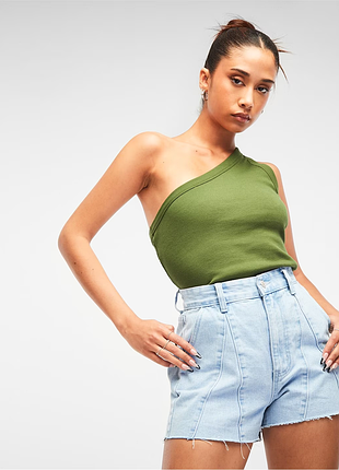 Стильні джинсові шорти мом missguided 9
