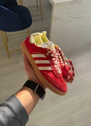 Кросівки adidas samba x wales & bonner red