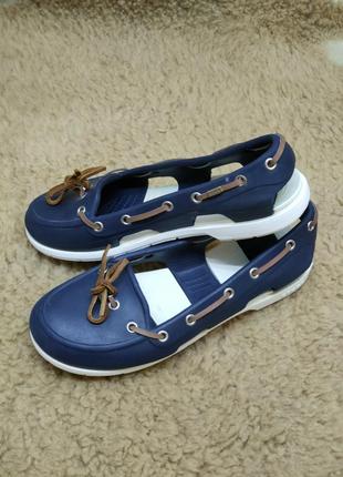 Босоніжки топсайдери резинові оригінальні Icon crocs