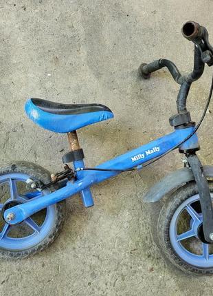Велобег для ребенка milly mally с ручным тормозом б.у.