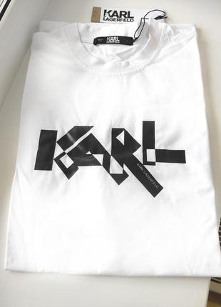 Мужская футболка karl lagerfeld, футболка карл лагерфельд2 фото