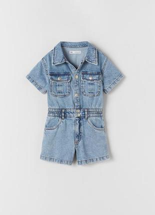 Zara джинсовый комбинезон 11-12 (152)