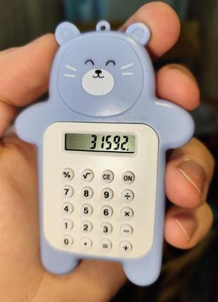 Детский калькулятор, калькулятор карманный, портативный калькулятор для детей, компактный маленький классный калькулятор3 фото