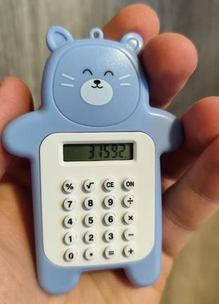Детский калькулятор, калькулятор карманный, портативный калькулятор для детей, компактный маленький классный калькулятор4 фото