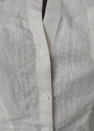 Фирменная леновая блуза3 фото
