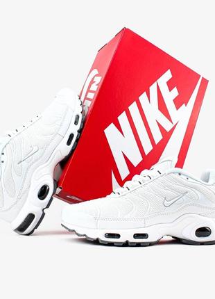 Чоловічі кросівки nike air max plus "white"