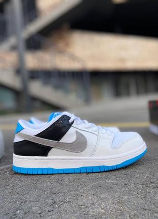 Кросівки dunk low neutral grey laser blue