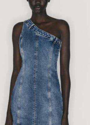 Джинова сукня zara