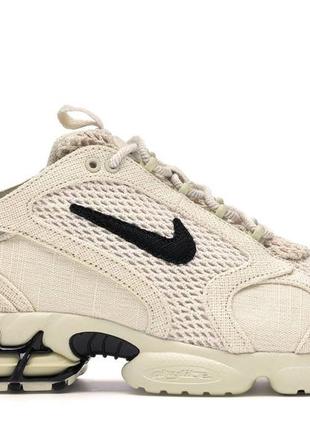 Nike air zoom spiridon caged 2 x stüssy beige