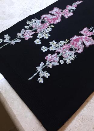 Нова.блуза вишиванка inc international concepts blouse with embroidery  black noir3 фото