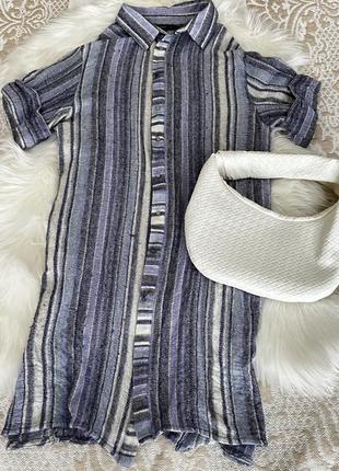 Удлиненная рубашка zara