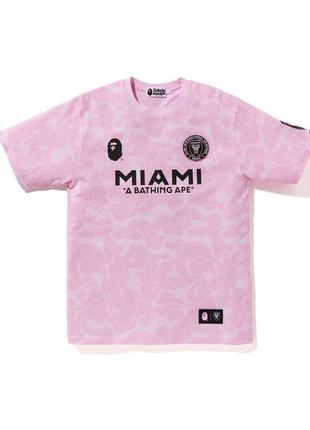 Bape x inter miami cf camo tee