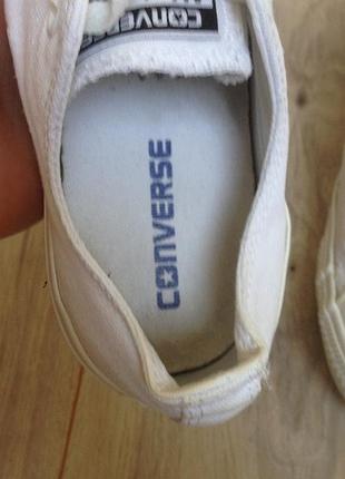 Кеди белі converse (оригінал) р. 415 фото