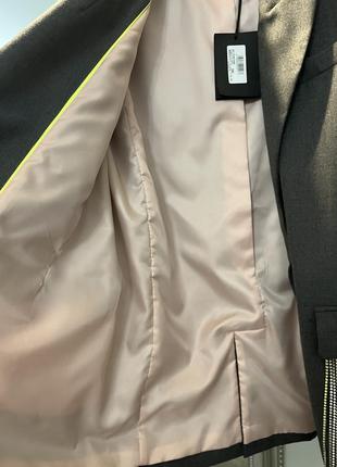 Жакет пиджак серый с бахромой twin set6 фото