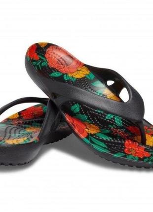 Crocs womens kadee ii printed floral flip оригінал - w10 на w9