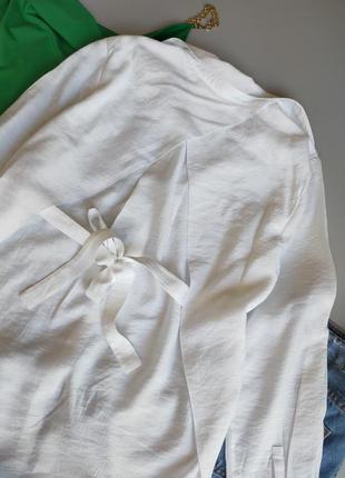Mint velvet блуза с завязками6 фото