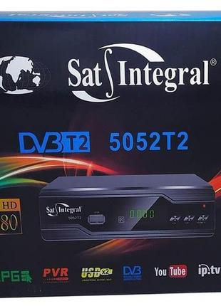 Т2 ресивер тюнер т2 satintegral 5052t2+internet metall