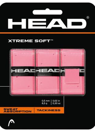 Обмотка head xtremesoft grip overwrap, dozen pink (285-104 pink)