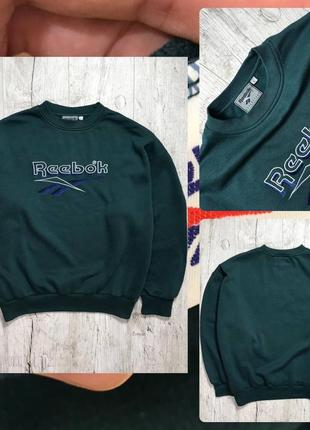 Reebok essentials vintage sweatshirt рибок эссеншиал винтаж свитшот  размер l (можно оверсайз м)