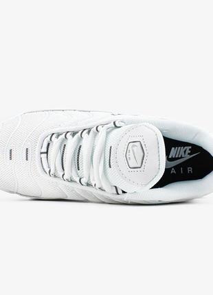 Nike air max plus "white"8 фото