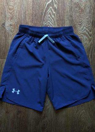 Синие мужские спортивные шорты штаны under armour размер xs-s