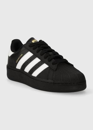 Adidas superstar black white1 фото