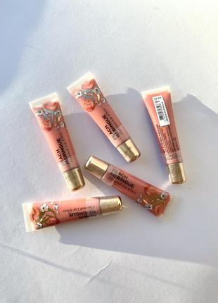 Блиск для губ victoria's secret flavored lip gloss peach meringue 13g персиковий меренга