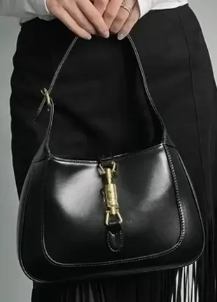 💎🔥сумка в стиле  gucci jackie 1961 medium hobo bag in black leather