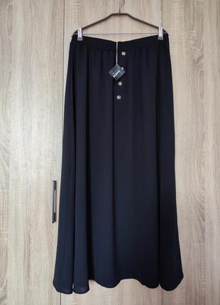 Новая черная юбка юбочка размер 52-54-56